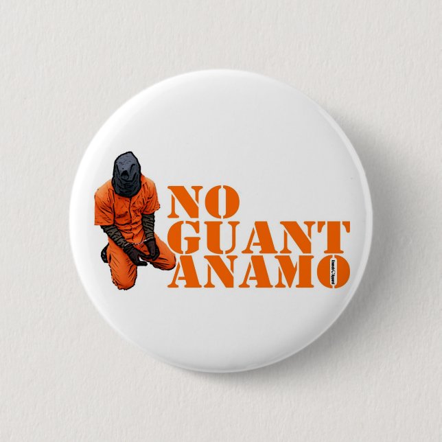 No Guantanamo Button (Vorderseite)