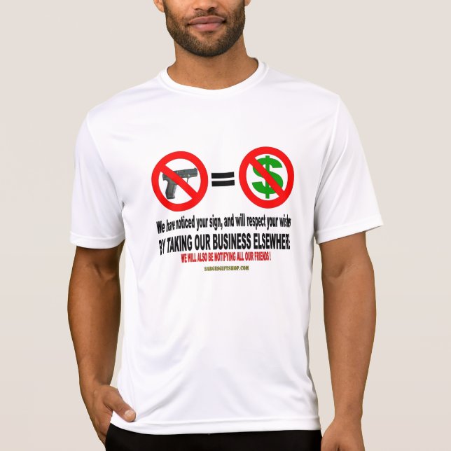 NO GUN, NO MON T-Shirt (Vorderseite)