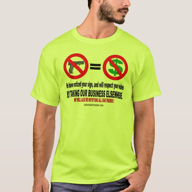NO GUN, NO MON T-Shirt (Vorderseite)