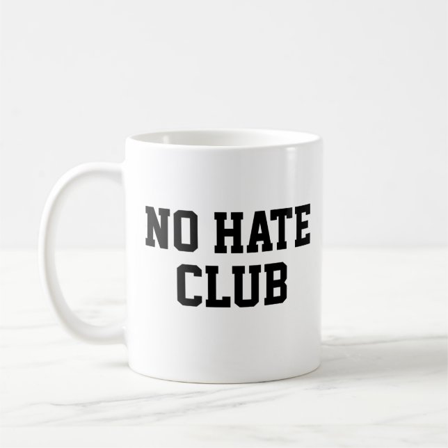 No Hate Club Kaffeetasse (Links)