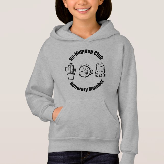 No Hugging Club Hoodie (Vorderseite)
