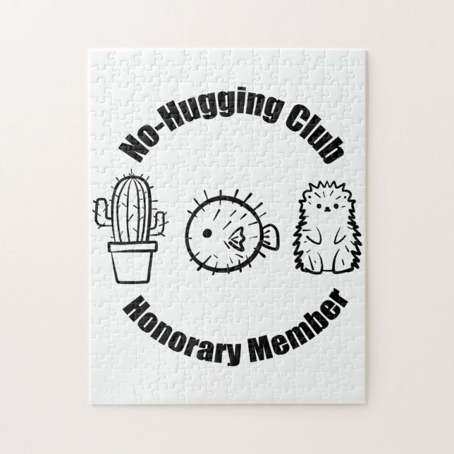 No Hugging Club Puzzle (Vertikal)