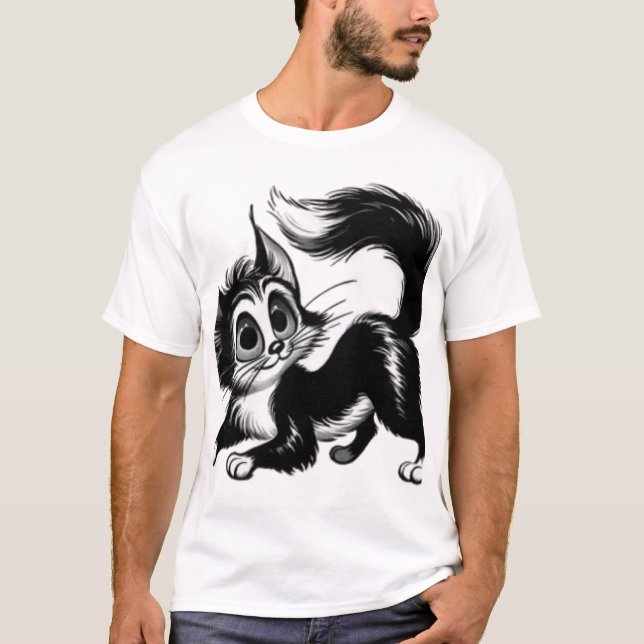 No Hurries No Worries Funny Cat Tee (Vorderseite)