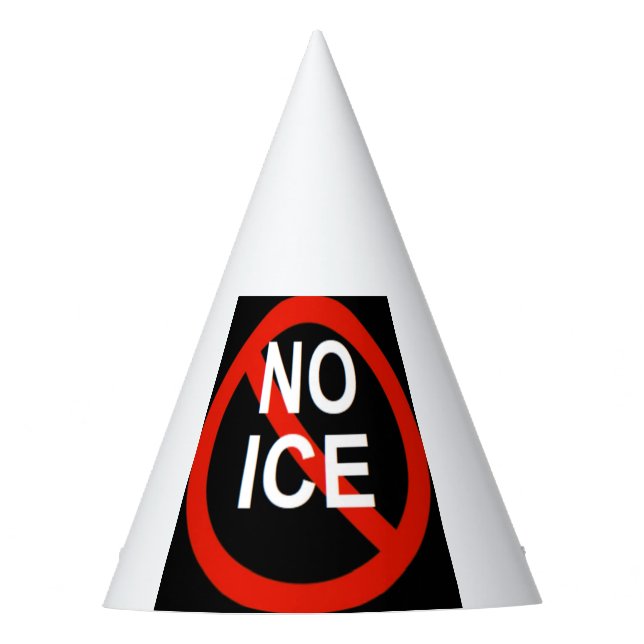 NO ICE  PARTYHÜTCHEN (Vorderseite)