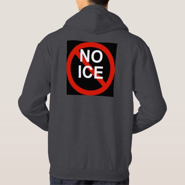 NO ICE T-Shirt Hoodie (Rückseite)