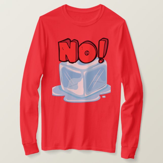 No Ice Tshirt (Design vorne)