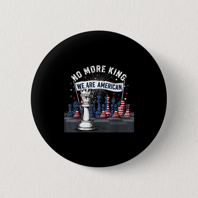 No King In America Gift Men Women  Button (Vorderseite)