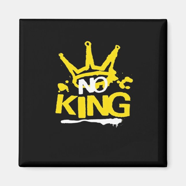 No King Minimal Clean Magnet (Vorne)