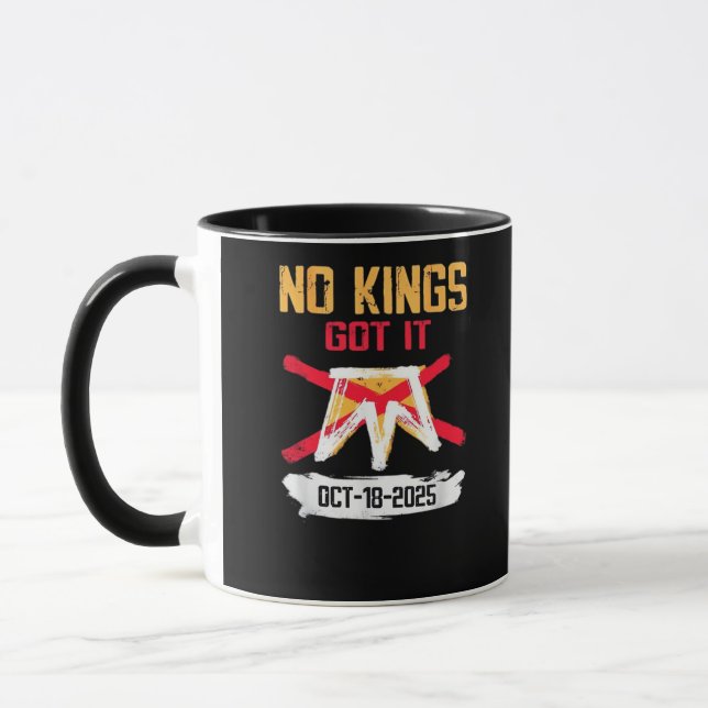 No King Patriotic Freedom No Kings In America Crea Tasse (Links)
