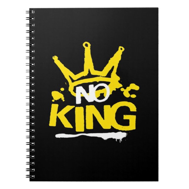 No King Vintage Stil Notizblock (Vorderseite)
