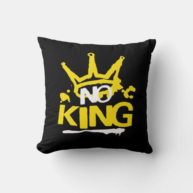 No King Vintage Style Kissen (Vorderseite)