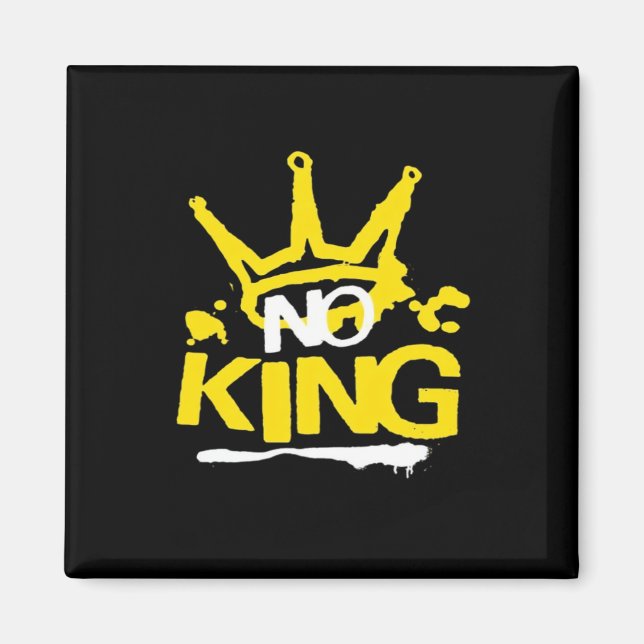 No King Vintage Style Magnet (Vorne)