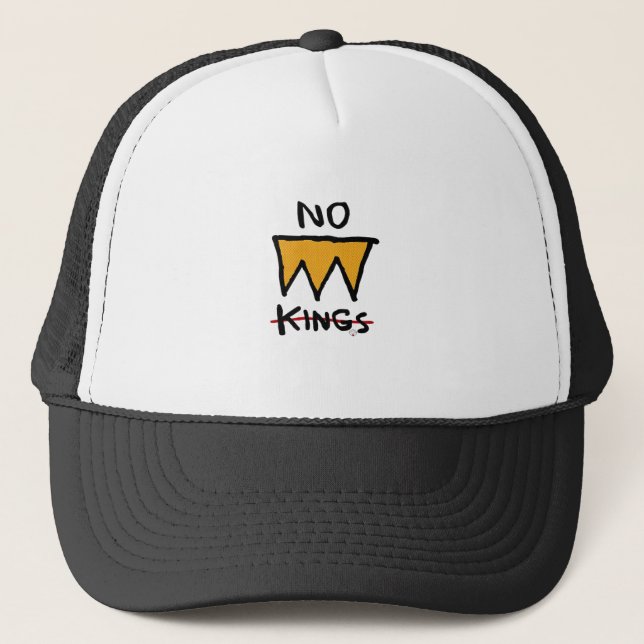 No Kings Anti Classic Truckerkappe (Vorderseite)