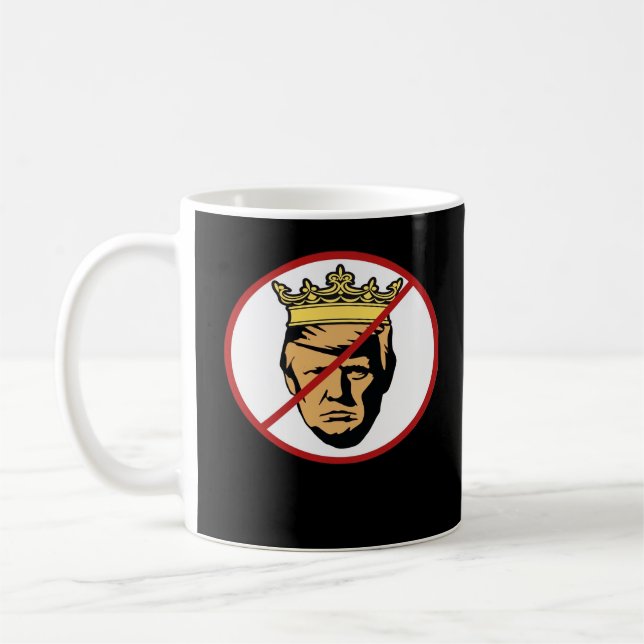 No Kings Anti Creative Classic Design Kaffeetasse (Links)