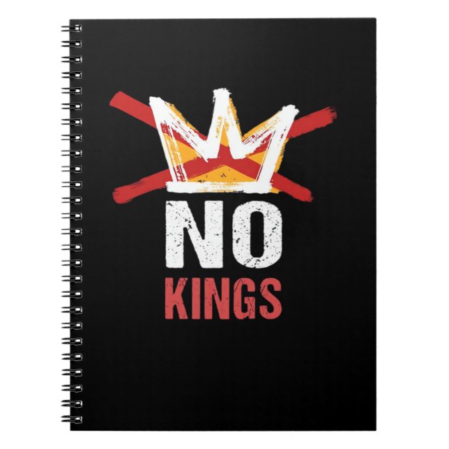 No Kings Anti Vintage Graphic Notizblock (Vorderseite)