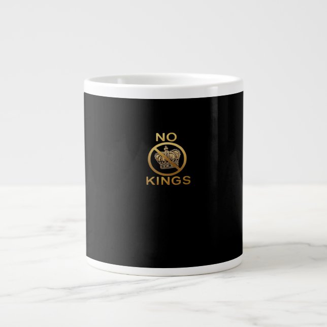 No Kings Creative Stil Jumbo-Tasse (Vorderseite)