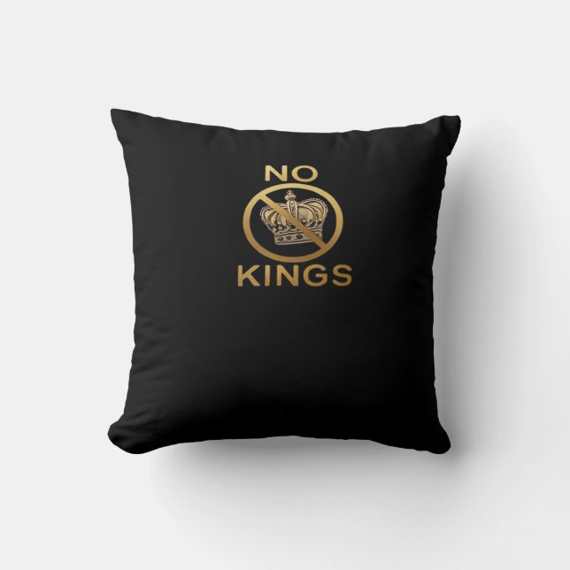 No Kings Creative Stil Kissen (Vorderseite)