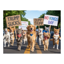 No Kings Day Pet Poster