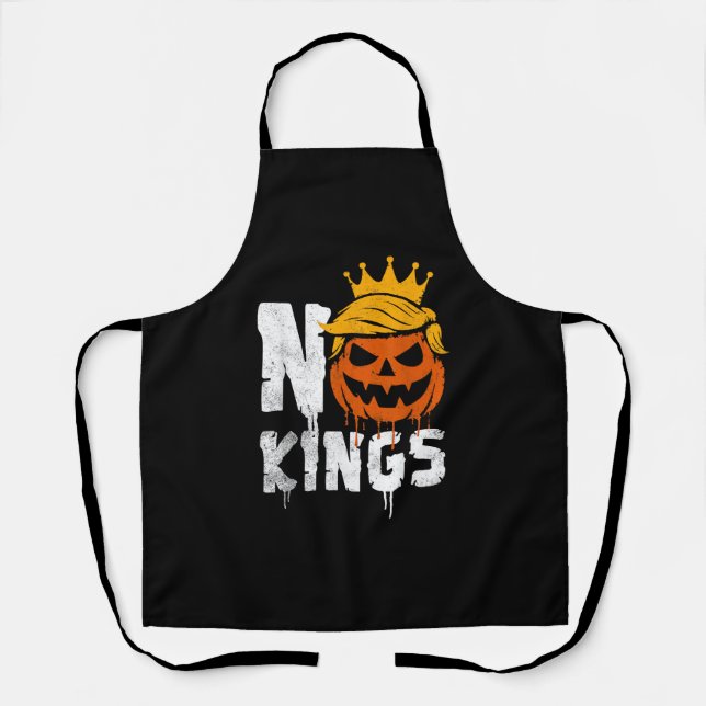 No Kings Halloween Schürze (Vorderseite)