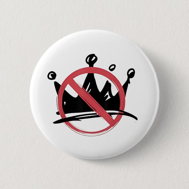 No Kings In America 2025 4. Juli Button (Vorderseite)
