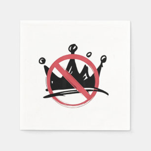 No Kings In America 2025 4. Juli Serviette