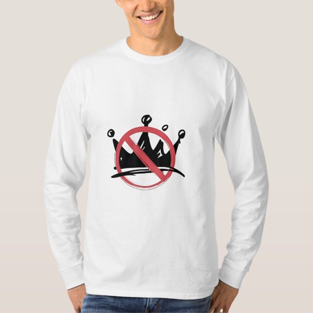 No Kings In America 2025 4. Juli T-Shirt (Vorderseite)