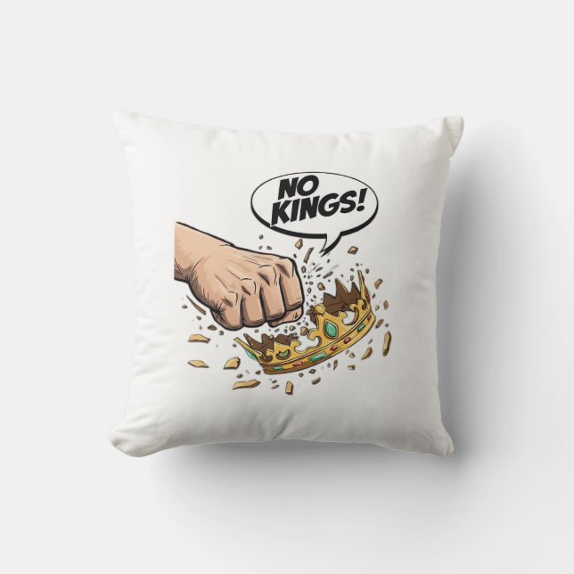 No Kings In America Creative Design Kissen (Vorderseite)