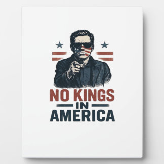 No Kings In America Defend Since 1776 Patriotic Gr Fotoplatte