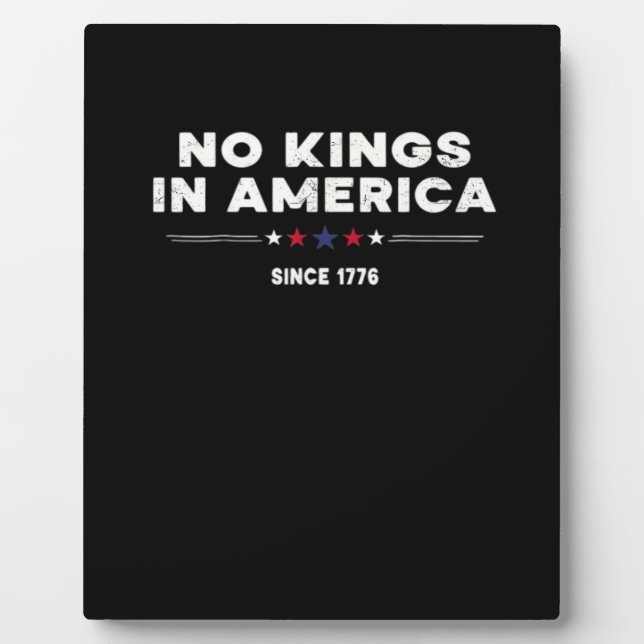 No Kings In America Doge Classic Trendy Graphic Fotoplatte (Vorderseite)
