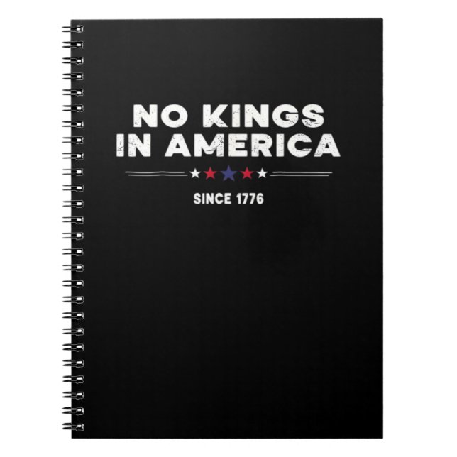 No Kings In America Doge Classic Trendy Graphic Notizblock (Vorderseite)
