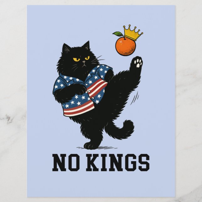 No Kings in America  Flyer (Vorne)