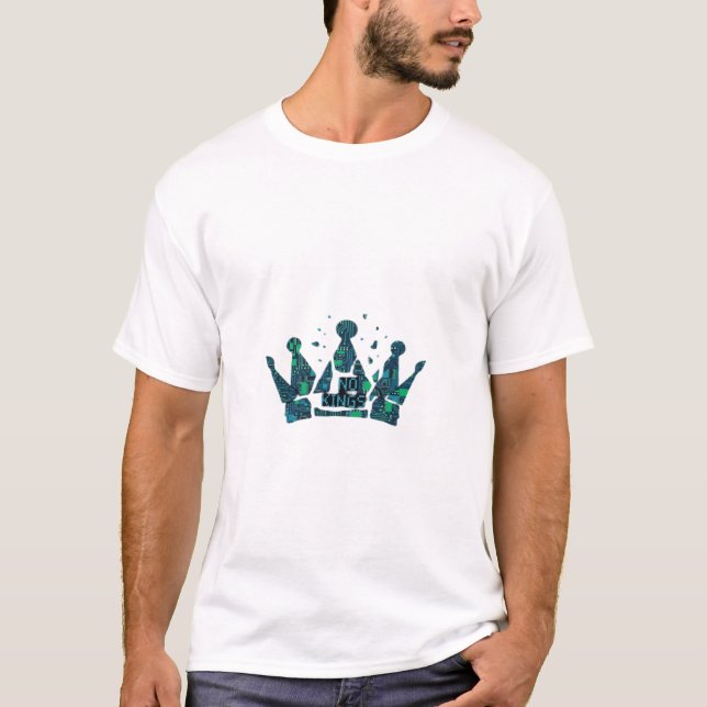 No Kings In America Freedom Aesthetic T-Shirt (Vorderseite)