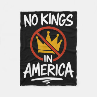 No Kings In America No Crown Fleecedecke