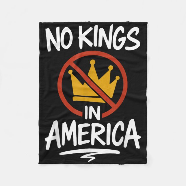 No Kings In America No Crown  Fleecedecke (Vorderseite)