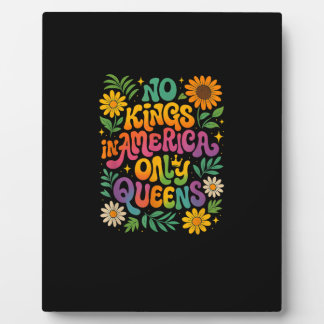 No Kings In America Only Queens Funny Queer Gay Pr Fotoplatte