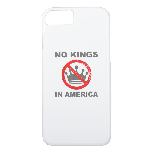 No Kings In America Patriotic Casual Case-Mate iPhone Hülle (Rückseite)