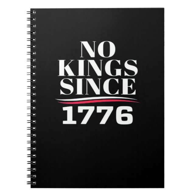 No Kings In America Since 1776 #1 Classic Notizblock (Vorderseite)