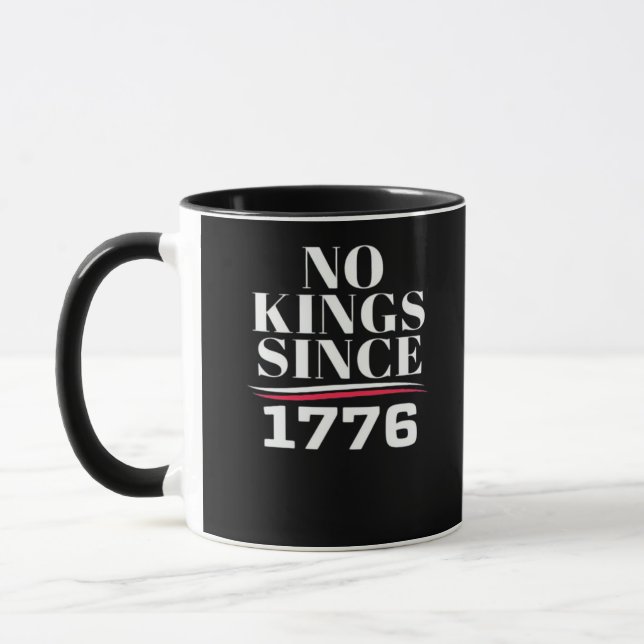 No Kings In America Since 1776 #1 Classic Tasse (Links)