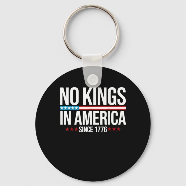 No Kings In America Since 1776 Artistic Graphic Schlüsselanhänger (Vorderseite)