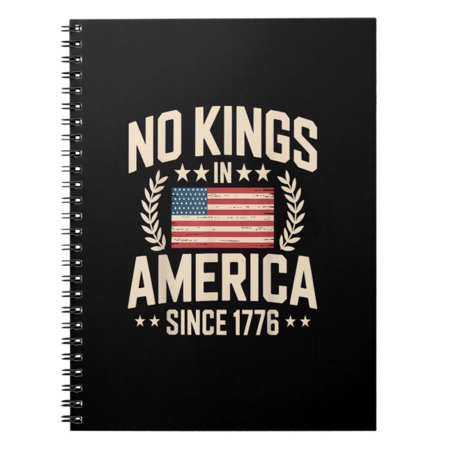 No Kings In America Since 1776 Casual Cool Design Notizblock (Vorderseite)