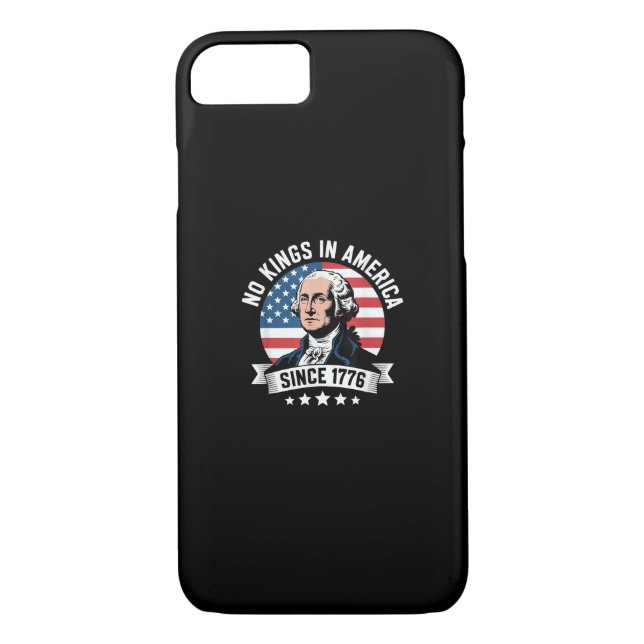 No Kings In America Since 1776 Funny Freedom Vibe Case-Mate iPhone Hülle (Rückseite)