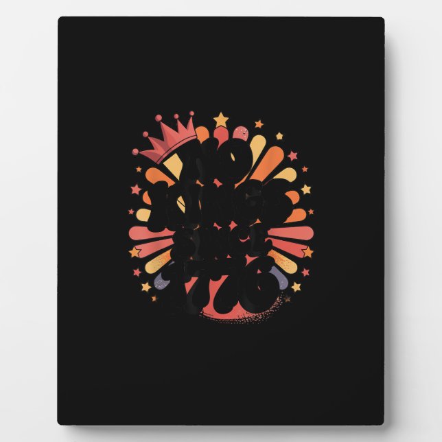 No Kings In America Since 1776 Spirit Patriotic Me Fotoplatte (Vorderseite)