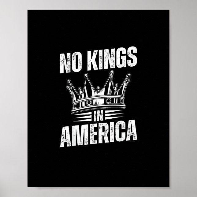 No Kings In America United States Independence Vin Poster (Vorne)