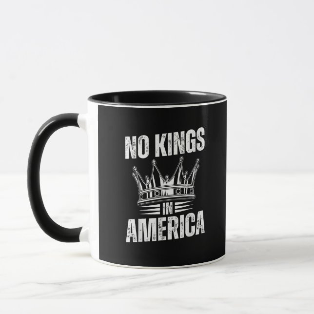 No Kings In America United States Independence Vin Tasse (Links)