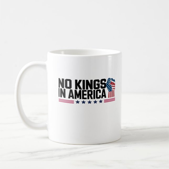 No Kings In America USA Creative Casual Kaffeetasse (Links)