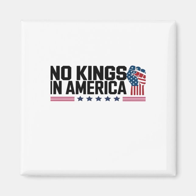 No Kings In America USA Creative Casual Magnet (Vorne)