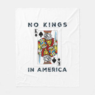 No Kings In America We The People Creative Style Fleecedecke