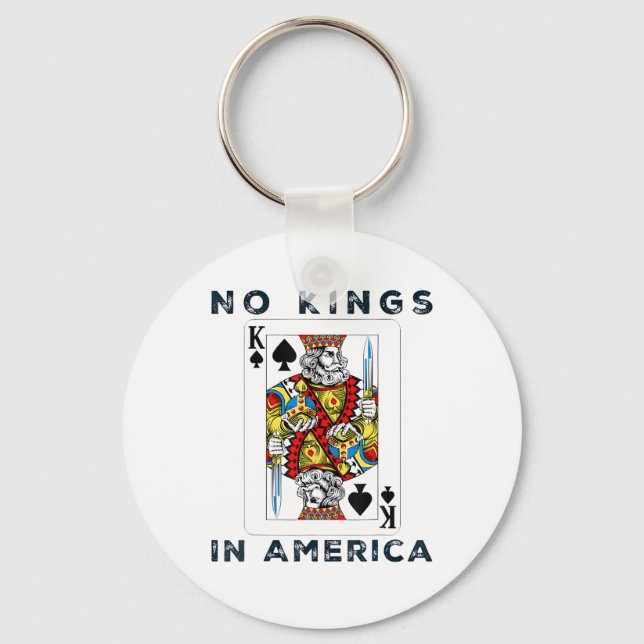 No Kings In America We The People Political Creati Schlüsselanhänger (Vorderseite)