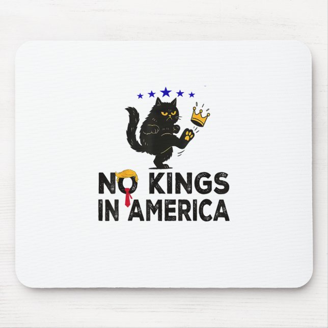 No Kings In America We The People Political Minima Mousepad (Vorne)
