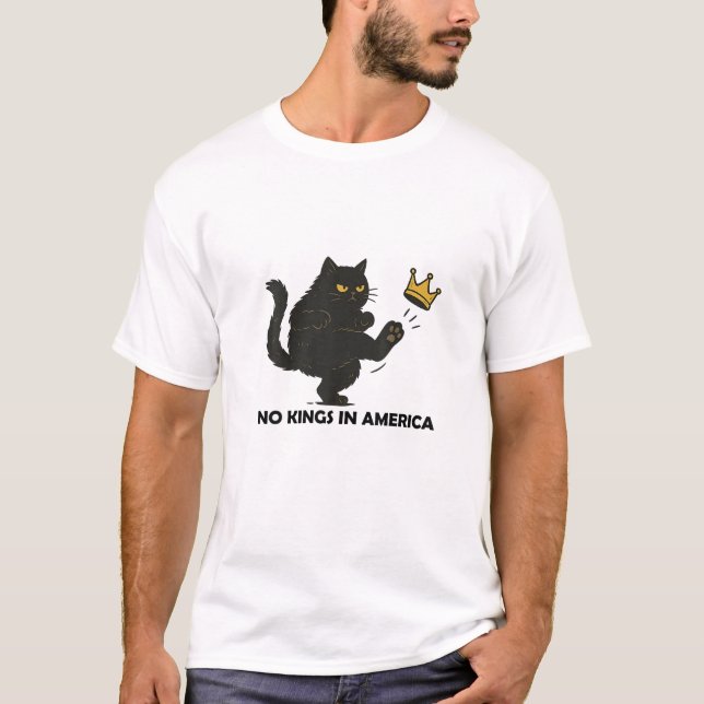 No Kings In America We The People Political T-Shirt (Vorderseite)
